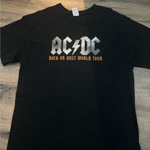 AC/DC Black Short Sleeve Men's Tee